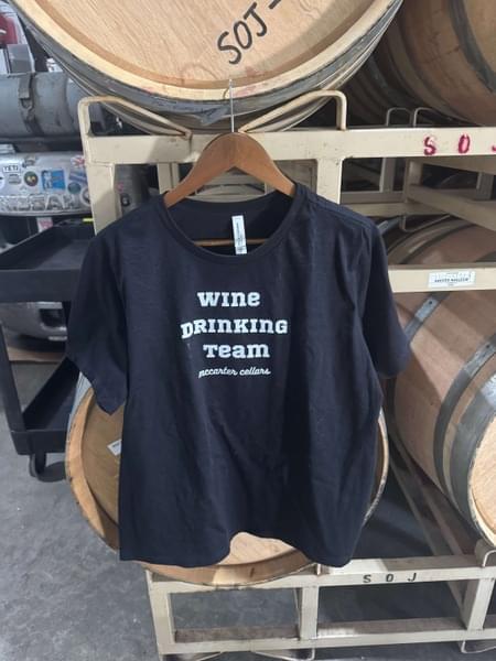 McCarter Cellars Tshirt: Wine Drinking Team